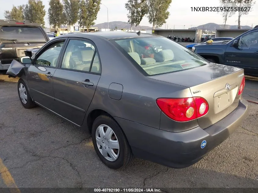 2005 Toyota Corolla Le VIN: 1NXBR32E95Z558627 Lot: 40792190