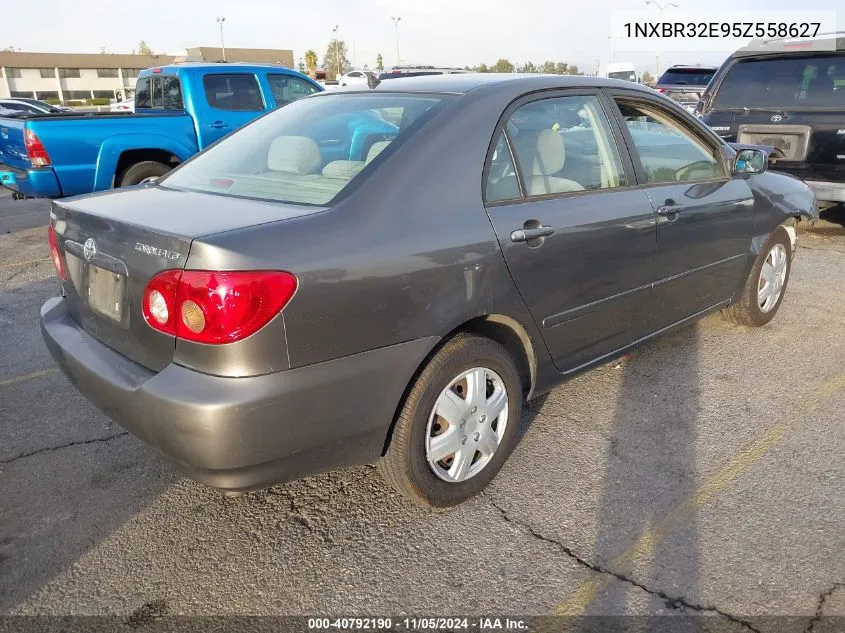 2005 Toyota Corolla Le VIN: 1NXBR32E95Z558627 Lot: 40792190