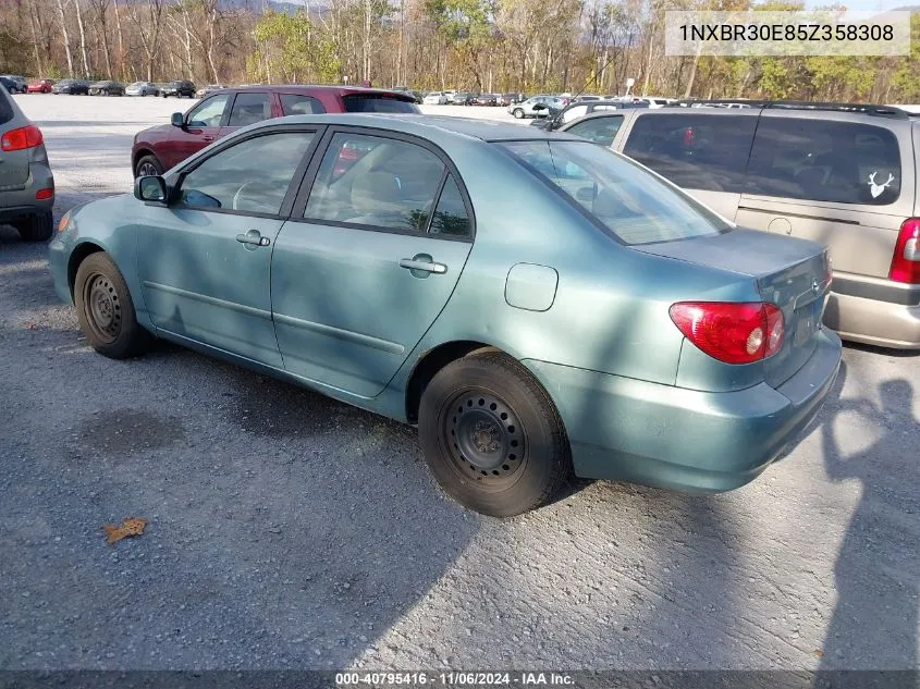 2005 Toyota Corolla Le VIN: 1NXBR30E85Z358308 Lot: 40795416