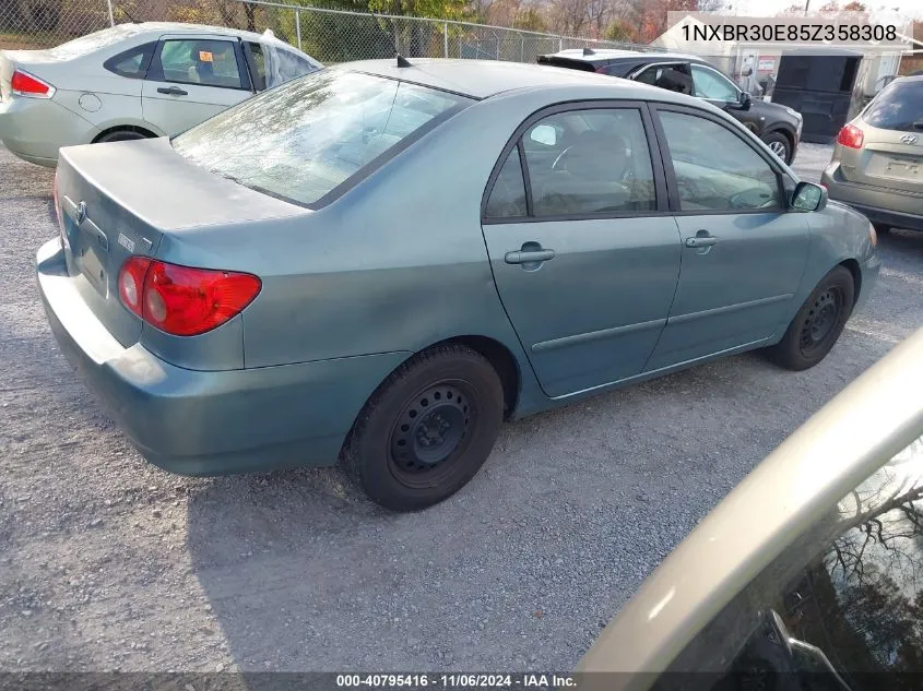 2005 Toyota Corolla Le VIN: 1NXBR30E85Z358308 Lot: 40795416