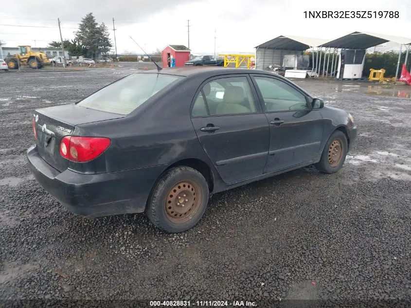 2005 Toyota Corolla Ce VIN: 1NXBR32E35Z519788 Lot: 40828831