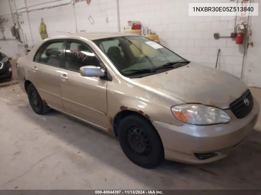 1NXBR30E05Z513840 2005 Toyota Corolla Le