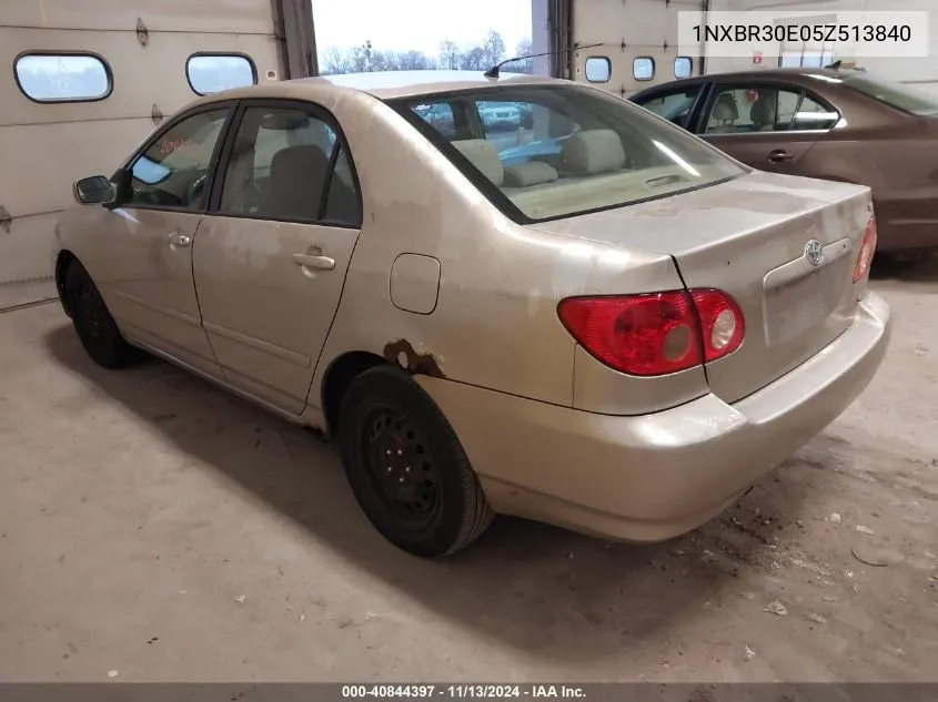 1NXBR30E05Z513840 2005 Toyota Corolla Le