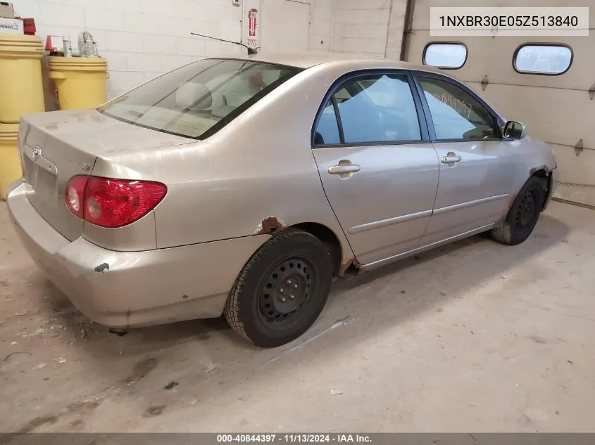 1NXBR30E05Z513840 2005 Toyota Corolla Le