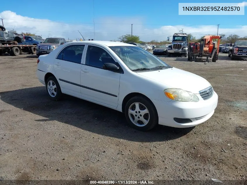 2005 Toyota Corolla Ce VIN: 1NXBR32E95Z482570 Lot: 40848390