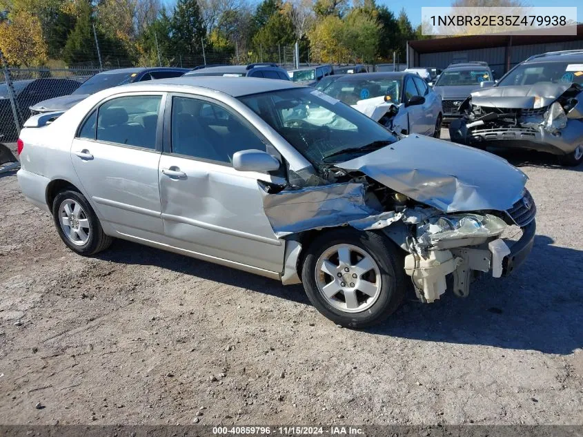 2005 Toyota Corolla Le VIN: 1NXBR32E35Z479938 Lot: 40859796