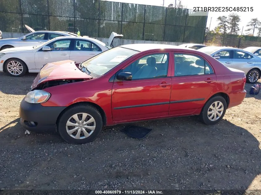 2005 Toyota Corolla Ce VIN: 2T1BR32E25C485215 Lot: 40860979