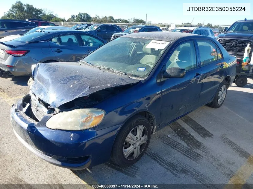 2005 Toyota Corolla Ce VIN: JTDBR32E350056224 Lot: 40868397