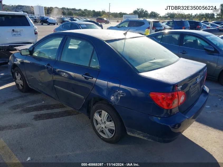 2005 Toyota Corolla Ce VIN: JTDBR32E350056224 Lot: 40868397