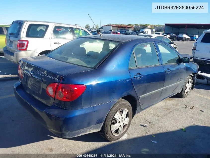 2005 Toyota Corolla Ce VIN: JTDBR32E350056224 Lot: 40868397