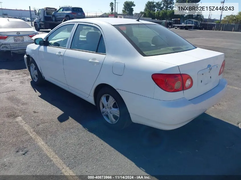 2005 Toyota Corolla Ce VIN: 1NXBR32E15Z446243 Lot: 40873966