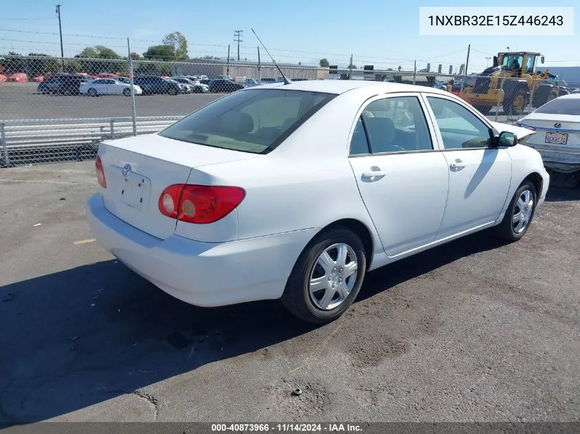 2005 Toyota Corolla Ce VIN: 1NXBR32E15Z446243 Lot: 40873966