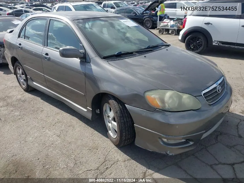 2005 Toyota Corolla S VIN: 1NXBR32E75Z534455 Lot: 40882522