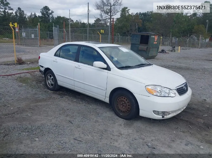 2005 Toyota Corolla Le VIN: 1NXBR30E55Z375471 Lot: 40919142