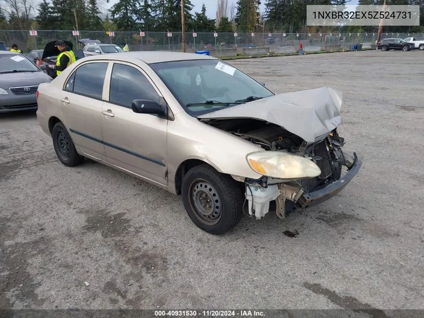 2005 Toyota Corolla Ce VIN: 1NXBR32EX5Z524731 Lot: 40931530