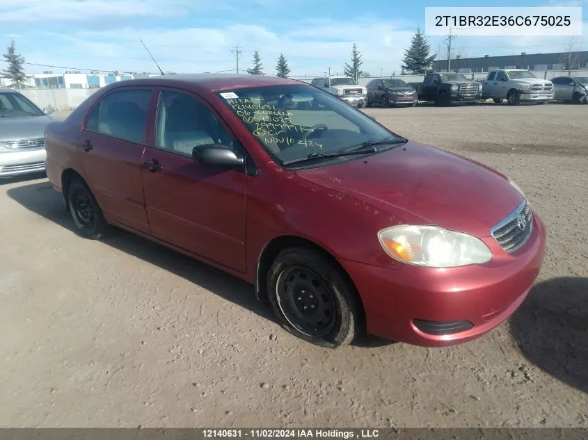 2006 Toyota Corolla Ce/Le/S VIN: 2T1BR32E36C675025 Lot: 12140631