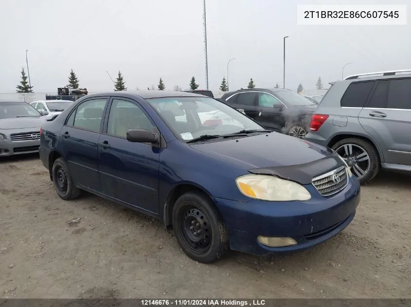 2006 Toyota Corolla Ce/Le/S VIN: 2T1BR32E86C607545 Lot: 12146676