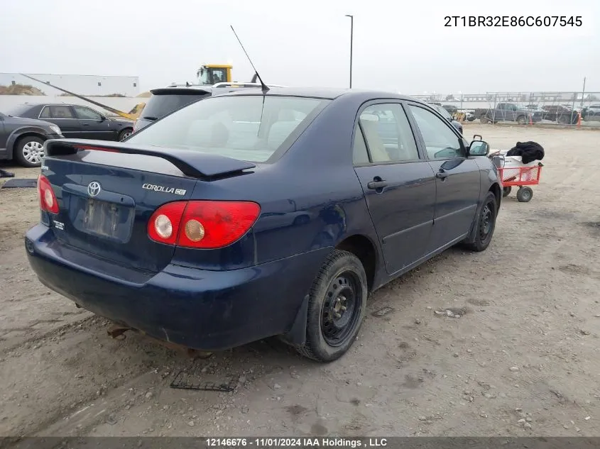 2006 Toyota Corolla Ce/Le/S VIN: 2T1BR32E86C607545 Lot: 12146676