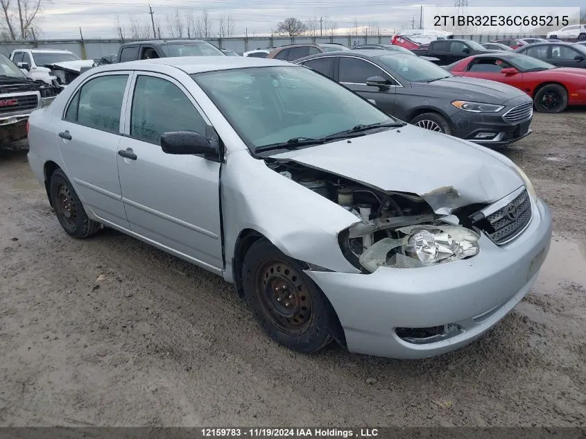 2006 Toyota Corolla Ce/Le/S VIN: 2T1BR32E36C685215 Lot: 12159783