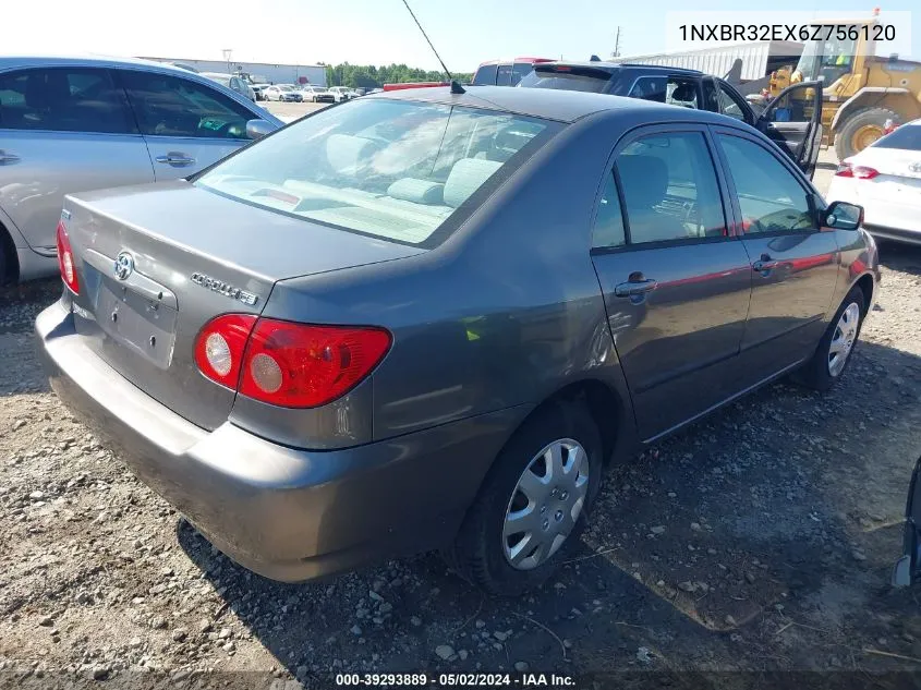 2006 Toyota Corolla Ce VIN: 1NXBR32EX6Z756120 Lot: 39293889