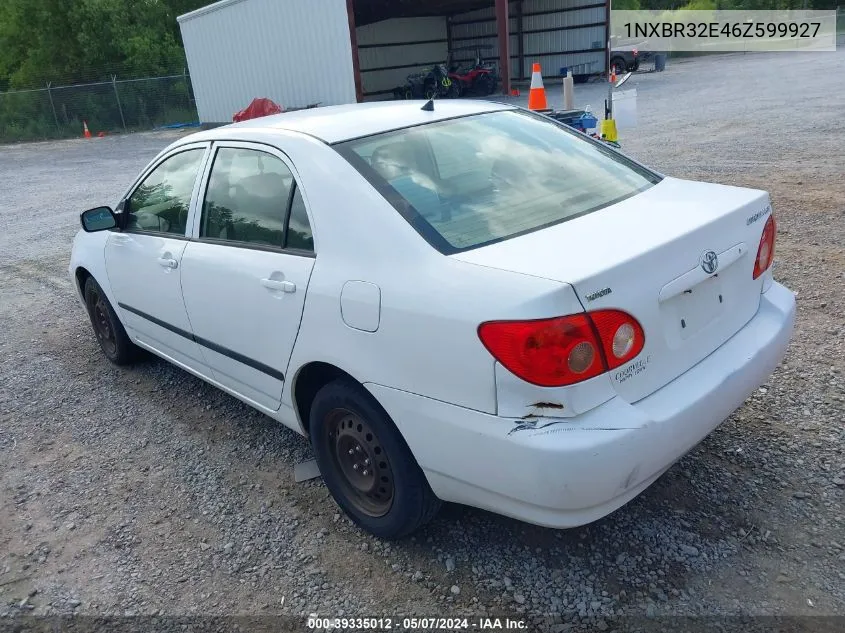 2006 Toyota Corolla Ce VIN: 1NXBR32E46Z599927 Lot: 39335012