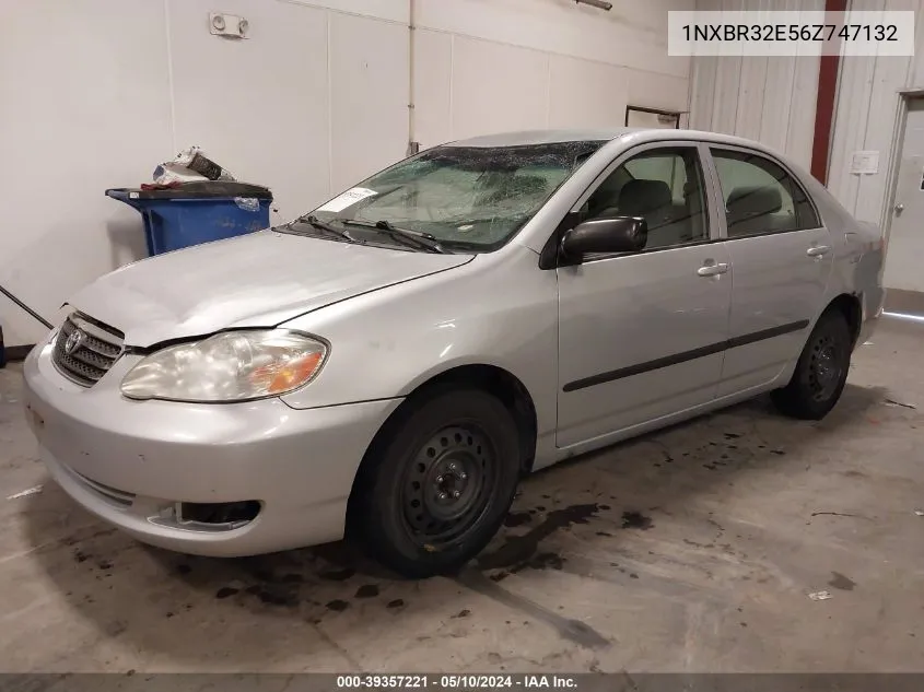 1NXBR32E56Z747132 2006 Toyota Corolla Ce/Le/S