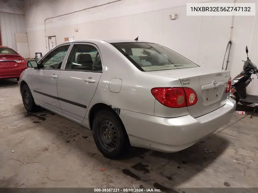 1NXBR32E56Z747132 2006 Toyota Corolla Ce/Le/S