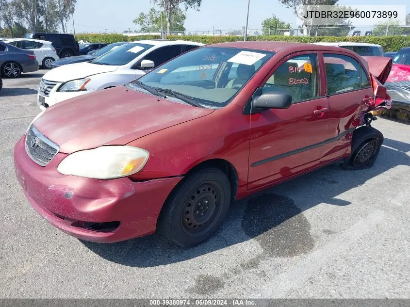 2006 Toyota Corolla Ce VIN: JTDBR32E960073899 Lot: 39380974