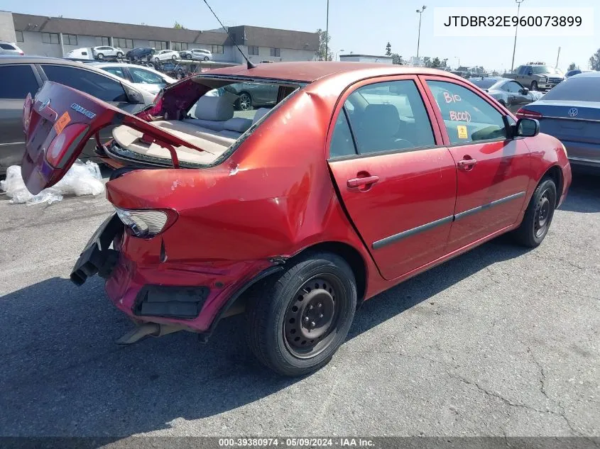 2006 Toyota Corolla Ce VIN: JTDBR32E960073899 Lot: 39380974