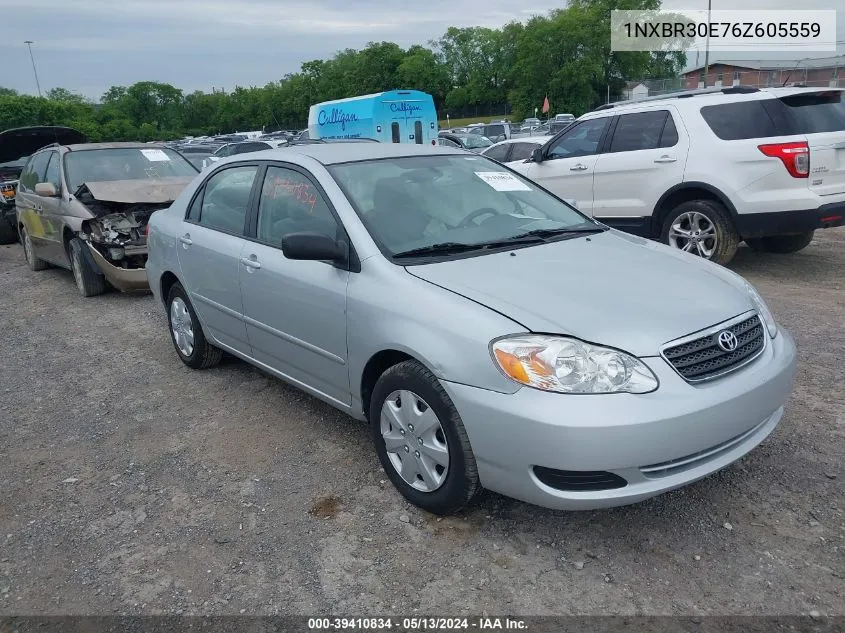 2006 Toyota Corolla Le VIN: 1NXBR30E76Z605559 Lot: 39410834