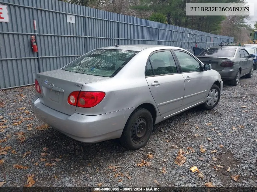 2006 Toyota Corolla Le VIN: 2T1BR32E36C689779 Lot: 40085955