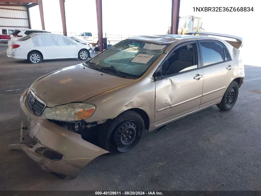 2006 Toyota Corolla Ce/Le/S VIN: 1NXBR32E36Z668834 Lot: 40129611