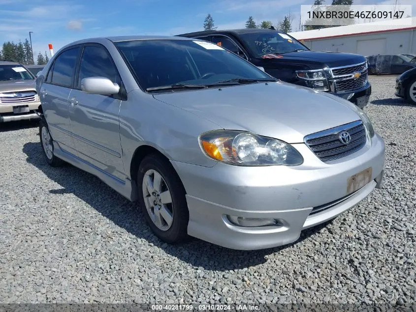 1NXBR30E46Z609147 2006 Toyota Corolla S