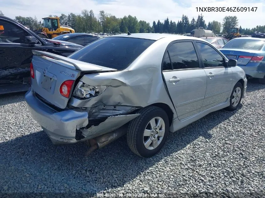 2006 Toyota Corolla S VIN: 1NXBR30E46Z609147 Lot: 40281799