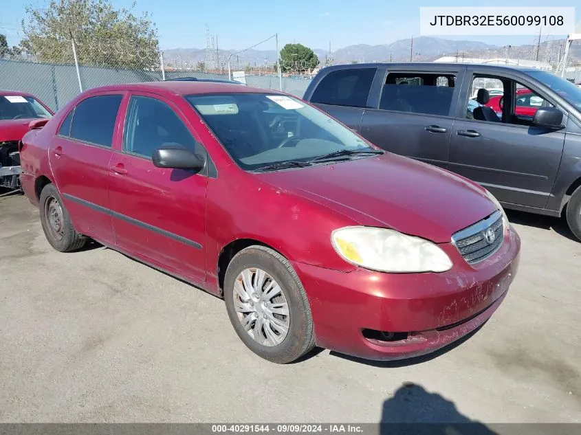 2006 Toyota Corolla Ce VIN: JTDBR32E560099108 Lot: 40291544