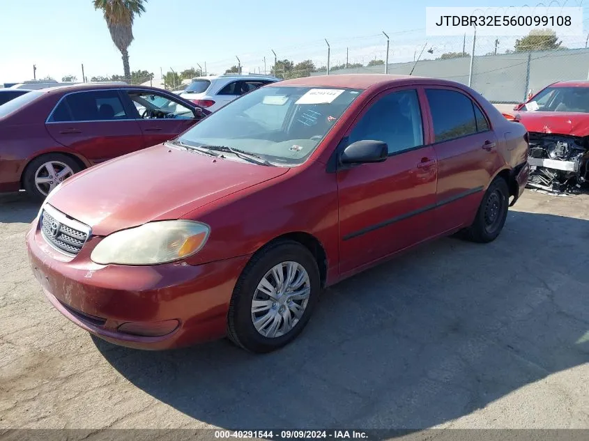 2006 Toyota Corolla Ce VIN: JTDBR32E560099108 Lot: 40291544