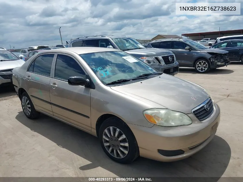 1NXBR32E16Z738623 2006 Toyota Corolla Ce