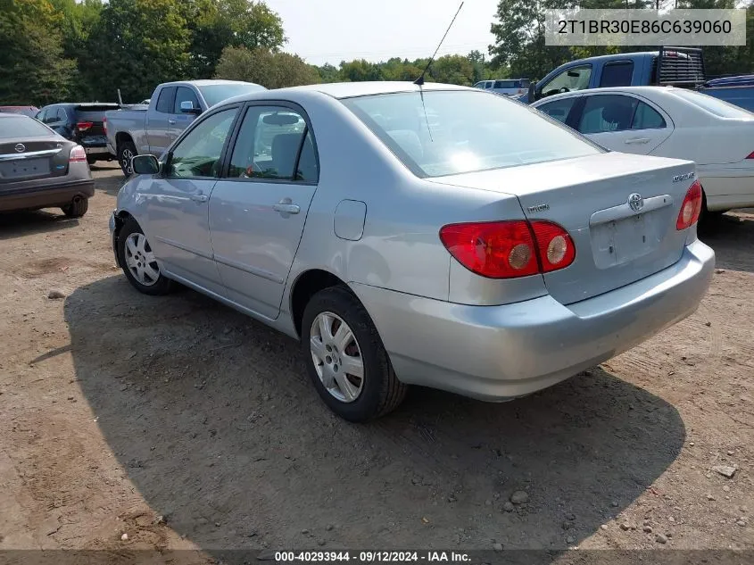 2006 Toyota Corolla Ce/Le/S VIN: 2T1BR30E86C639060 Lot: 40293944