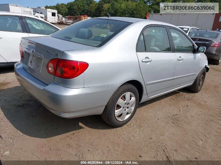 2006 Toyota Corolla Ce/Le/S VIN: 2T1BR30E86C639060 Lot: 40293944