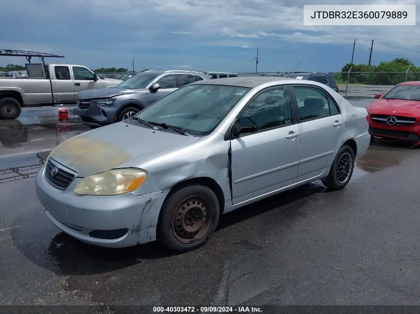 2006 Toyota Corolla Le VIN: JTDBR32E360079889 Lot: 40303472