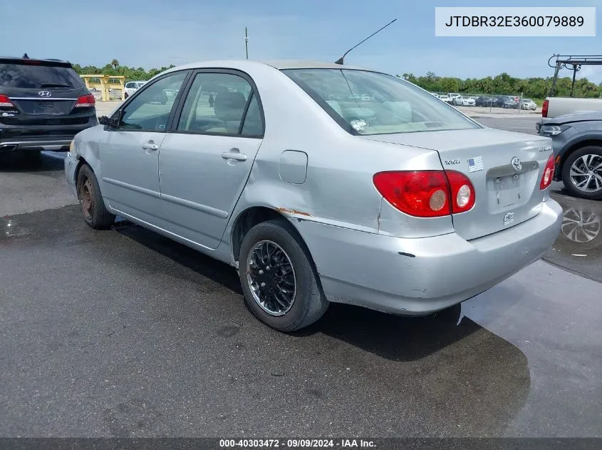 2006 Toyota Corolla Le VIN: JTDBR32E360079889 Lot: 40303472