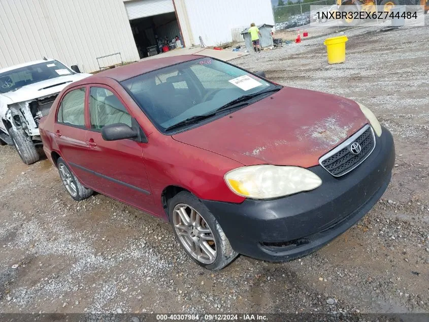 2006 Toyota Corolla Ce VIN: 1NXBR32EX6Z744484 Lot: 40307984