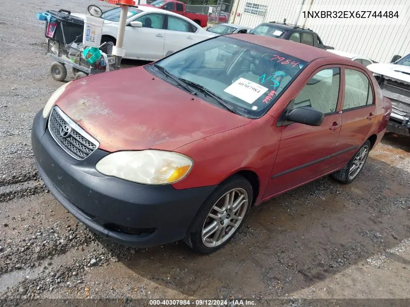 2006 Toyota Corolla Ce VIN: 1NXBR32EX6Z744484 Lot: 40307984