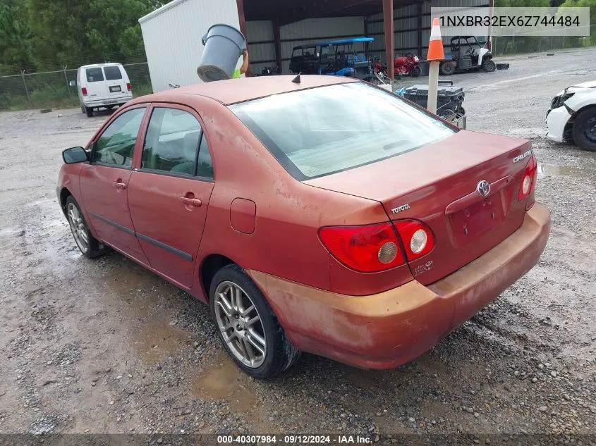 2006 Toyota Corolla Ce VIN: 1NXBR32EX6Z744484 Lot: 40307984