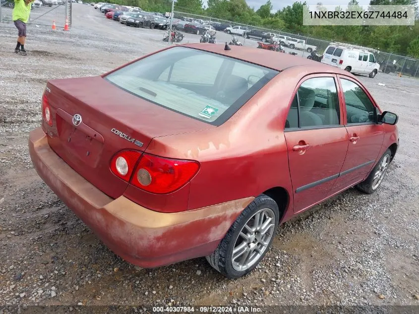 2006 Toyota Corolla Ce VIN: 1NXBR32EX6Z744484 Lot: 40307984