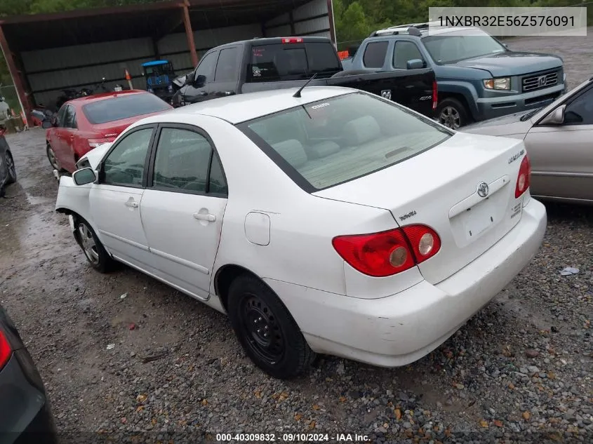 2006 Toyota Corolla Le VIN: 1NXBR32E56Z576091 Lot: 40309832