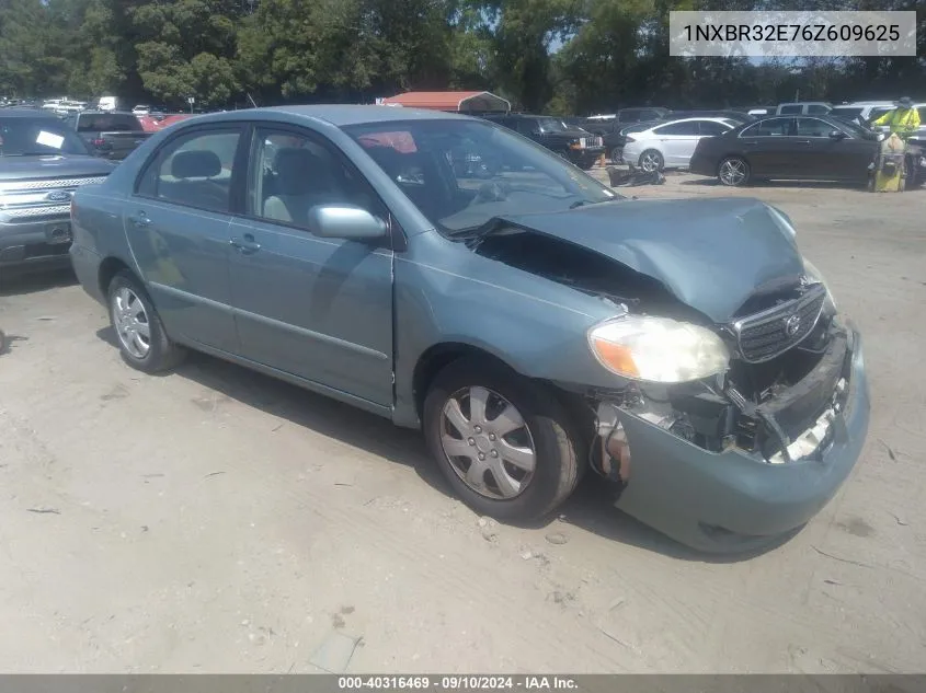 2006 Toyota Corolla Le VIN: 1NXBR32E76Z609625 Lot: 40316469