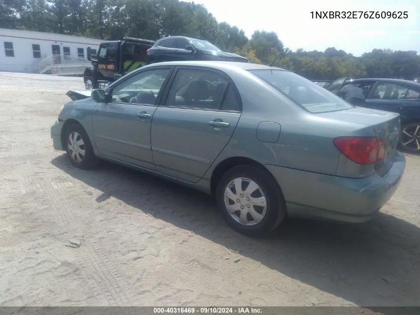 2006 Toyota Corolla Le VIN: 1NXBR32E76Z609625 Lot: 40316469