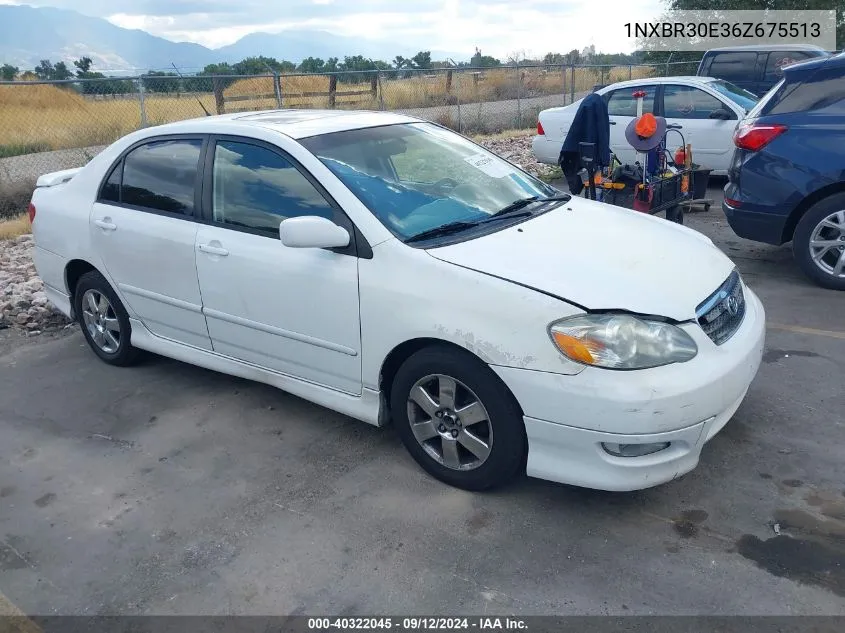 2006 Toyota Corolla Ce/Le/S VIN: 1NXBR30E36Z675513 Lot: 40322045