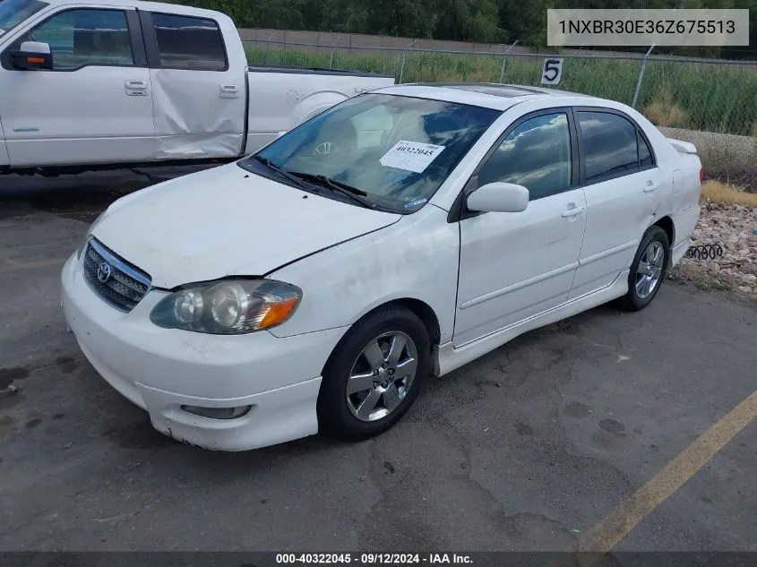 2006 Toyota Corolla Ce/Le/S VIN: 1NXBR30E36Z675513 Lot: 40322045